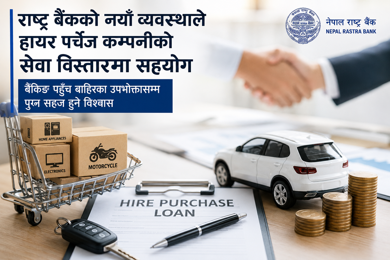 राष्ट्र बैंकको नयाँ व्यवस्थाले हायर पर्चेज कम्पनीको सेवा विस्तारमा सहयोग पुग्ने